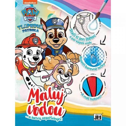 Jiri Models Paw Patrol Vodové omalovánky A4