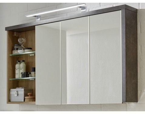 Kúpeľňová skrinka so zrkadlom Bay 503