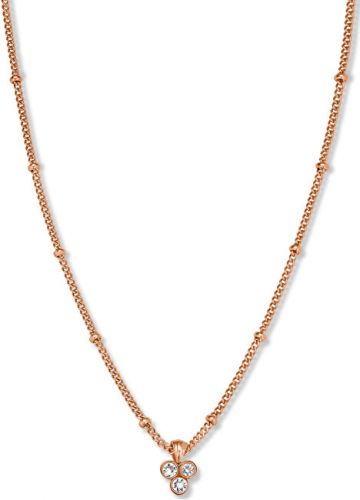 Rosefield Pozlátený náhrdelník s trojitým kryštálom Swarovski TOCCOMBO JTNTRG-J443