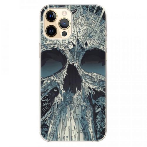 Odolné silikónové puzdro iSaprio - Abstract Skull - iPhone 12 Pro