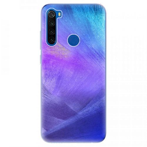 Odolné silikónové puzdro iSaprio - Purple Feathers - Xiaomi Redmi Note 8T