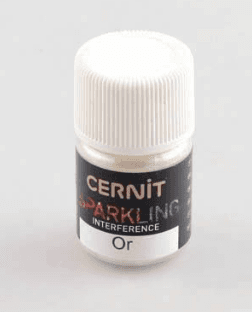 Cernit CERNIT SPARKLING - Sľuďový farebný prášok - 9100005080 - metalická strieborná - 5 g