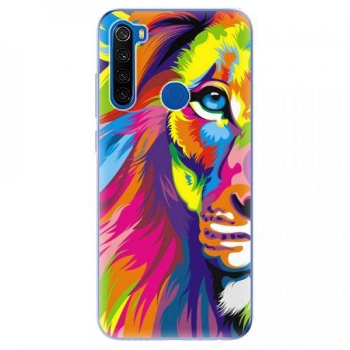 Odolné silikónové puzdro iSaprio - Rainbow Lion - Xiaomi Redmi Note 8T