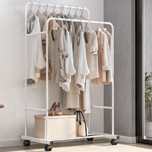 Stojan na šaty ILIANA biela Tempo Kondela