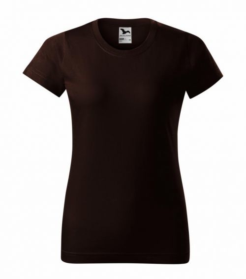Triko dámske Malfini Basic - hnedé, XL