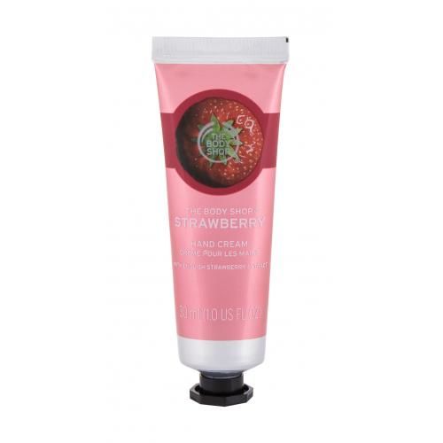 The Body Shop Strawberry 30 ml krém na ruky pre ženy Prírodný