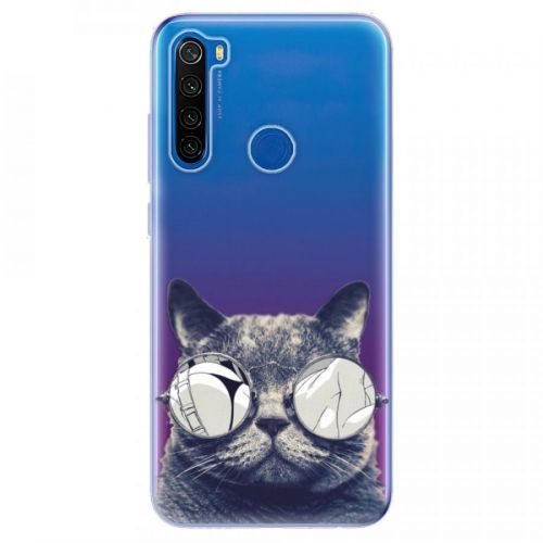 Odolné silikónové puzdro iSaprio - Crazy Cat 01 - Xiaomi Redmi Note 8T