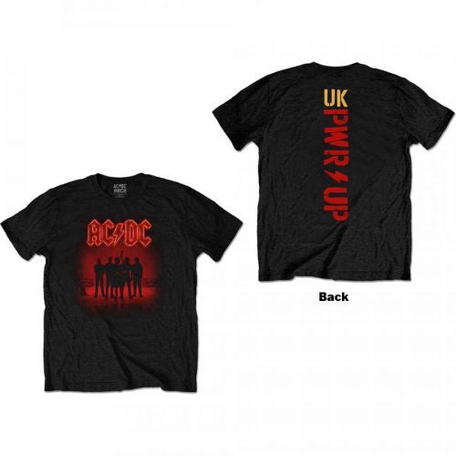 AC/DC - Tričko PWR-UP - Muž, Unisex, Čierna, L