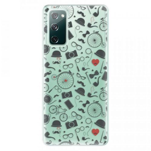 Odolné silikónové puzdro iSaprio - Vintage Pattern 01 - black - Samsung Galaxy S20 FE