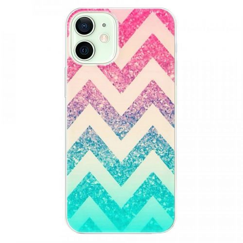 Odolné silikónové puzdro iSaprio - Zig-Zag - iPhone 12