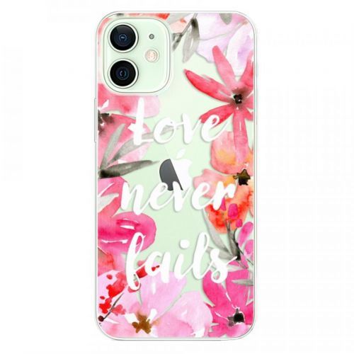 Odolné silikónové puzdro iSaprio - Love Never Fails - iPhone 12 mini