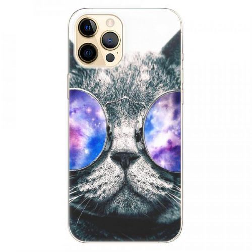 Odolné silikónové puzdro iSaprio - Galaxy Cat - iPhone 12 Pro Max
