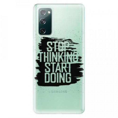 Odolné silikónové puzdro iSaprio - Start Doing - black - Samsung Galaxy S20 FE