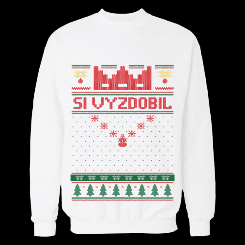 Rytmus - Crewneck Si Vyzdobil - Muž, Biela, S