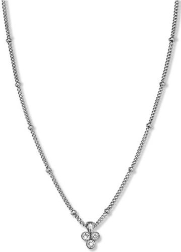 Rosefield Oceľový náhrdelník s trojitým kryštálom Swarovski TOCCOMBO JTNTS-J442