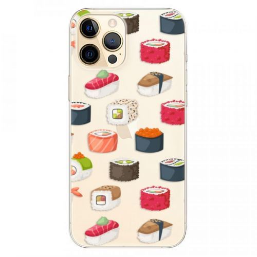 Odolné silikónové puzdro iSaprio - Sushi Pattern - iPhone 12 Pro