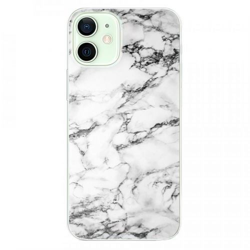 Odolné silikónové puzdro iSaprio - White Marble 01 - iPhone 12