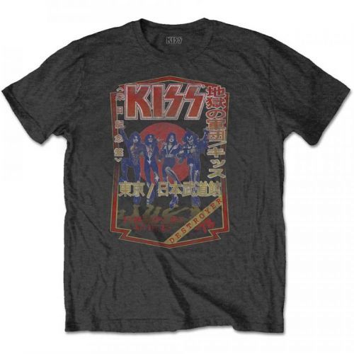 Kiss - Tričko Destroyer Tour '78 - Muž, Unisex, Šedá, XXL