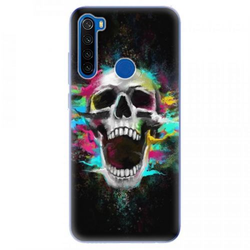Odolné silikónové puzdro iSaprio - Skull in Colors - Xiaomi Redmi Note 8T
