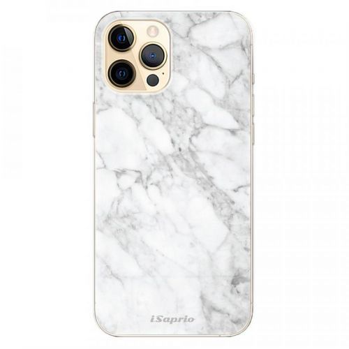 Odolné silikónové puzdro iSaprio - SilverMarble 14 - iPhone 12 Pro Max