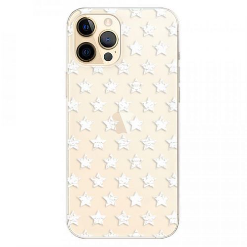 Odolné silikónové puzdro iSaprio - Stars Pattern - white - iPhone 12 Pro Max