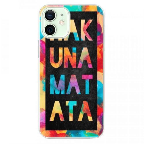 Odolné silikónové puzdro iSaprio - Hakuna Matata 01 - iPhone 12 mini