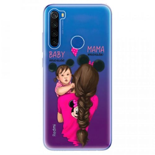 Odolné silikónové puzdro iSaprio - Mama Mouse Brunette and Girl - Xiaomi Redmi Note 8T