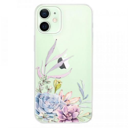 Odolné silikónové puzdro iSaprio - Succulent 01 - iPhone 12