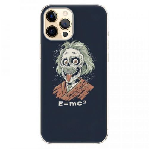 Odolné silikónové puzdro iSaprio - Einstein 01 - iPhone 12 Pro