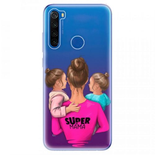 Odolné silikónové puzdro iSaprio - Super Mama - Two Girls - Xiaomi Redmi Note 8T