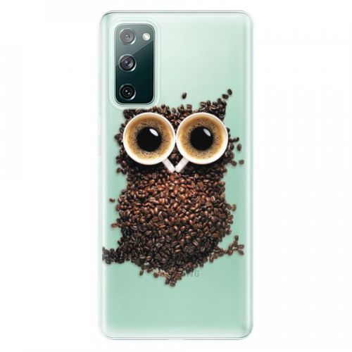 Odolné silikónové puzdro iSaprio - Owl And Coffee - Samsung Galaxy S20 FE