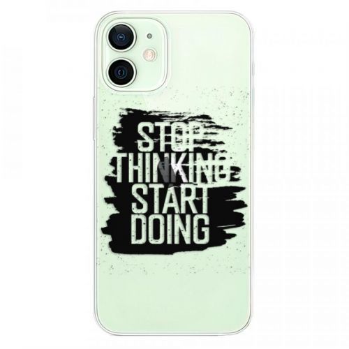 Odolné silikónové puzdro iSaprio - Start Doing - black - iPhone 12