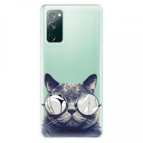 Odolné silikónové puzdro iSaprio - Crazy Cat 01 - Samsung Galaxy S20 FE
