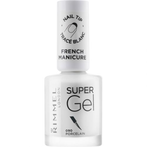 Rimmel Super Gel Step 1 gélový lak na nechty odtieň 090 Porcelain 12 ml