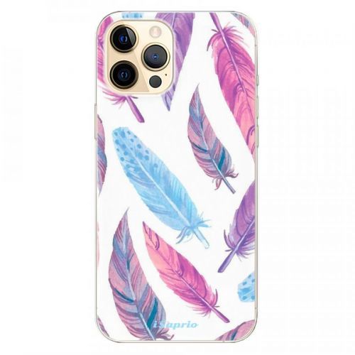 Odolné silikónové puzdro iSaprio - Feather Pattern 10 - iPhone 12 Pro Max