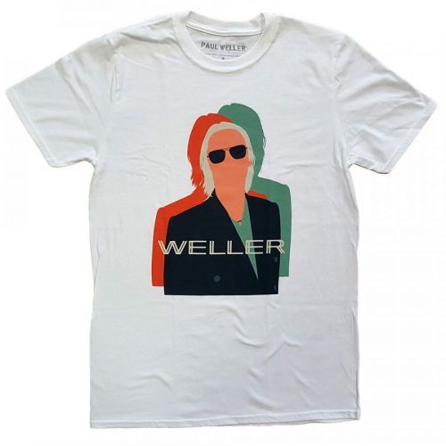 Paul Weller - Tričko Illustration Offset - Muž, Unisex, Biela, XXL