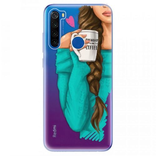 Odolné silikónové puzdro iSaprio - My Coffe and Brunette Girl - Xiaomi Redmi Note 8T
