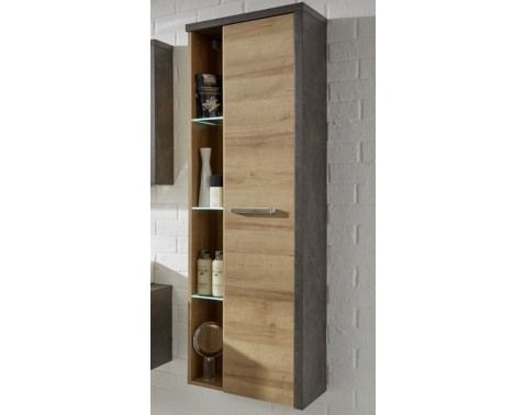 Kúpelňová vysoká skrinka Bay 601