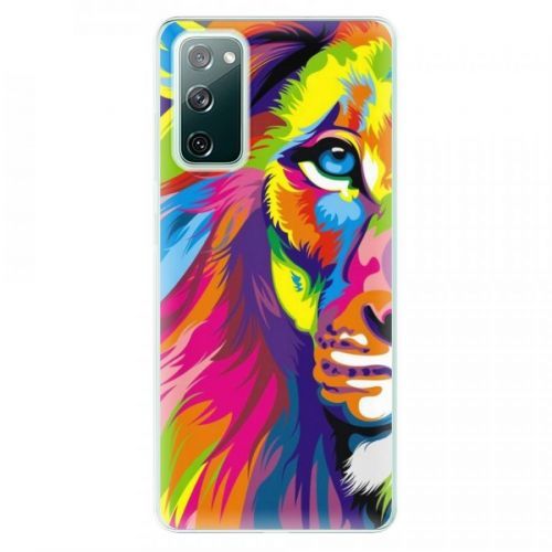 Odolné silikónové puzdro iSaprio - Rainbow Lion - Samsung Galaxy S20 FE