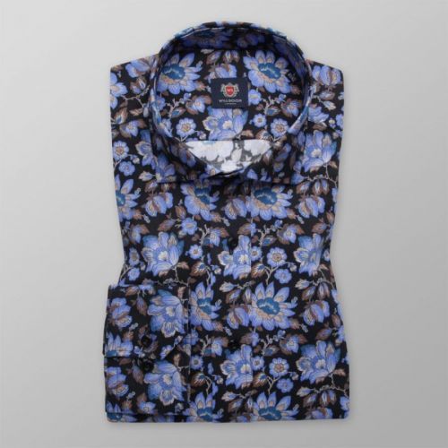 Pánska košeľa Slim Fit s kvetinovou potlačou 12200