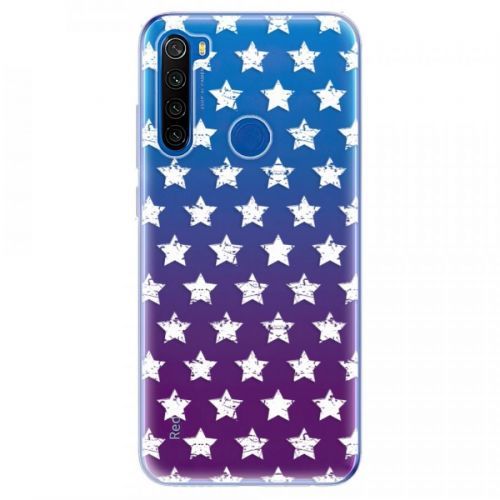 Odolné silikónové puzdro iSaprio - Stars Pattern - white - Xiaomi Redmi Note 8T