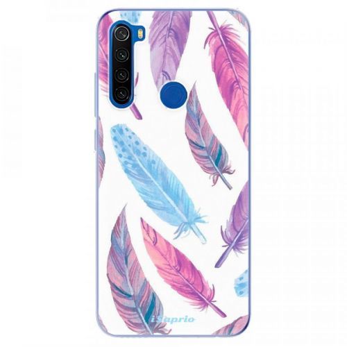 Odolné silikónové puzdro iSaprio - Feather Pattern 10 - Xiaomi Redmi Note 8T