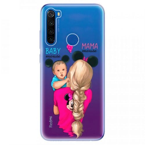 Odolné silikónové puzdro iSaprio - Mama Mouse Blonde and Boy - Xiaomi Redmi Note 8T