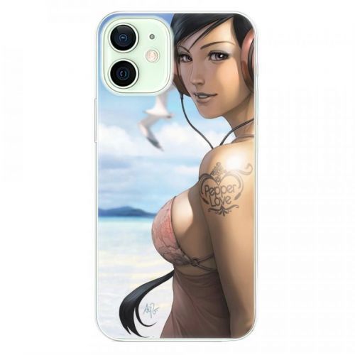 Odolné silikónové puzdro iSaprio - Girl 02 - iPhone 12 mini