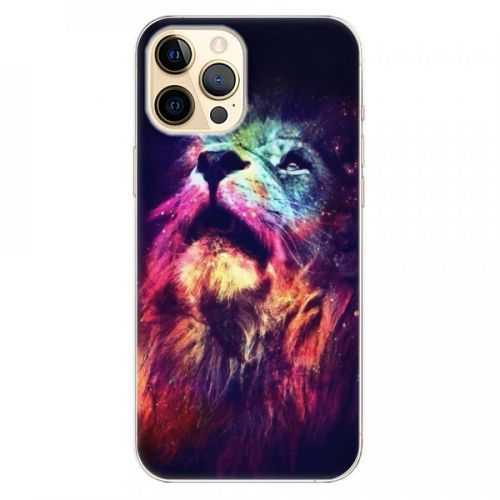 Odolné silikónové puzdro iSaprio - Lion in Colors - iPhone 12 Pro Max