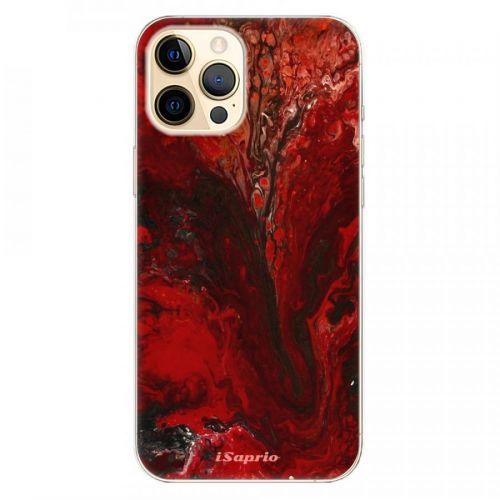 Odolné silikónové puzdro iSaprio - RedMarble 17 - iPhone 12 Pro Max
