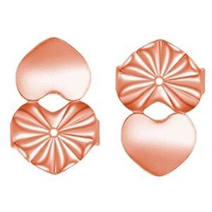 Troli Módne uzáver na náušnice 2 kusy - 1 pár Rose Gold