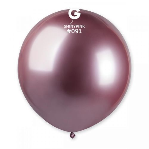 Gemar Balónik chrómový ružový 48 cm