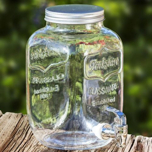 Sklenená nádoba na nápoje, 4 l