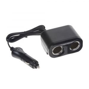 Rozdvojka autozapaľovača 12V - kábel 1m